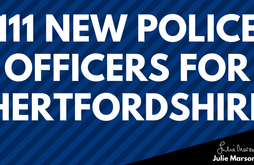 We are ahead of schedule to deliver on our manifesto commitment to recruit 20,000 more police officers by 2023.